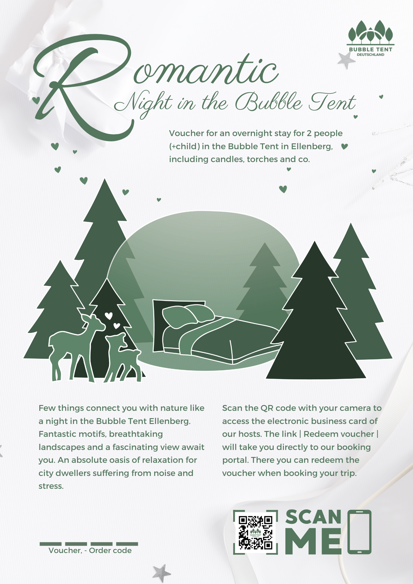 Ellenberg | Gift Certificate Romantic | INCLUSIVE HOT TUB WHIRLPOOL