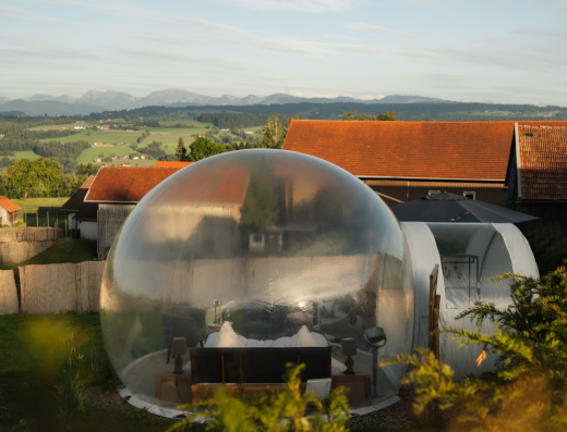 Bubble Tent Scheidegg im Allgäu