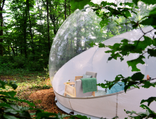 bubble tent Loiret